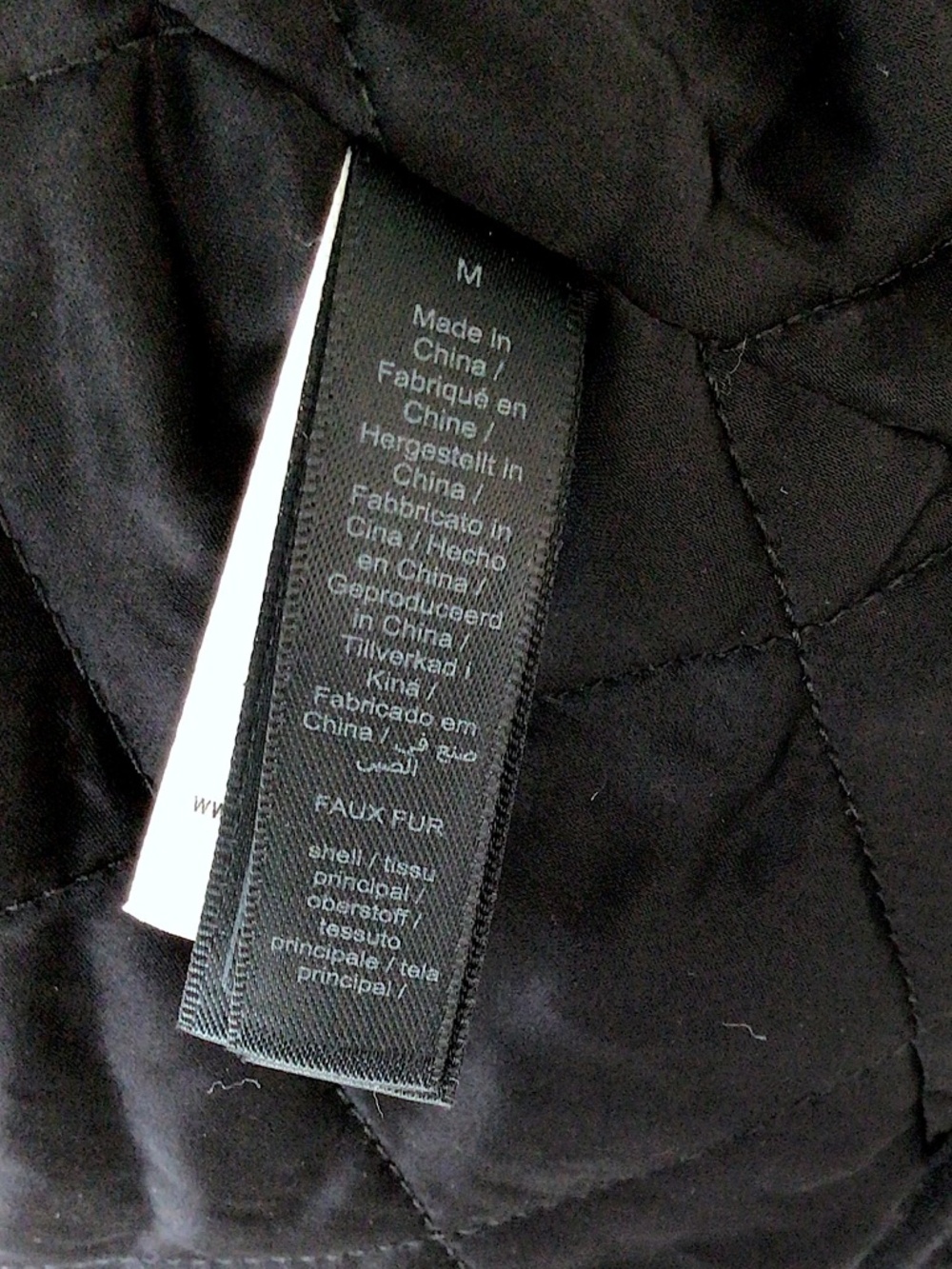 NWT Faux Fur Zip Up Mock Neck Jacket SKIMS (Sold Out) M - Picture 16 of 16